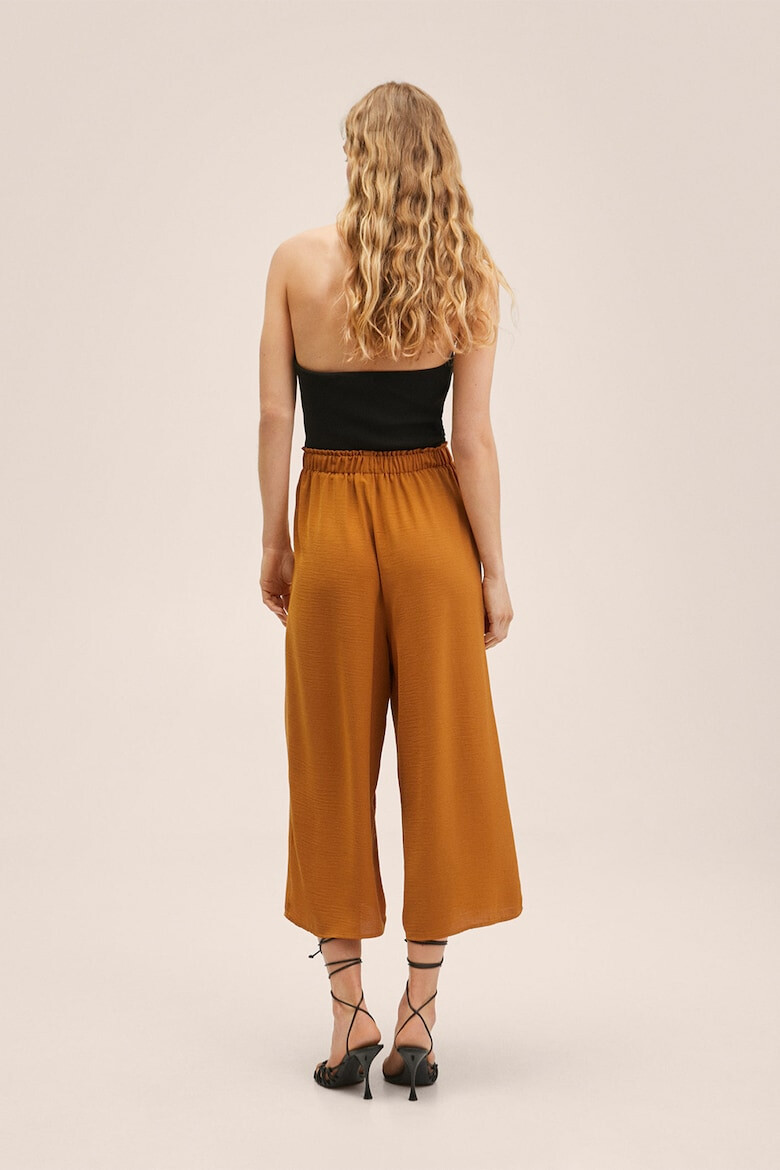 Mango Pantaloni culotte cu talie elastica Lota - Pled.ro