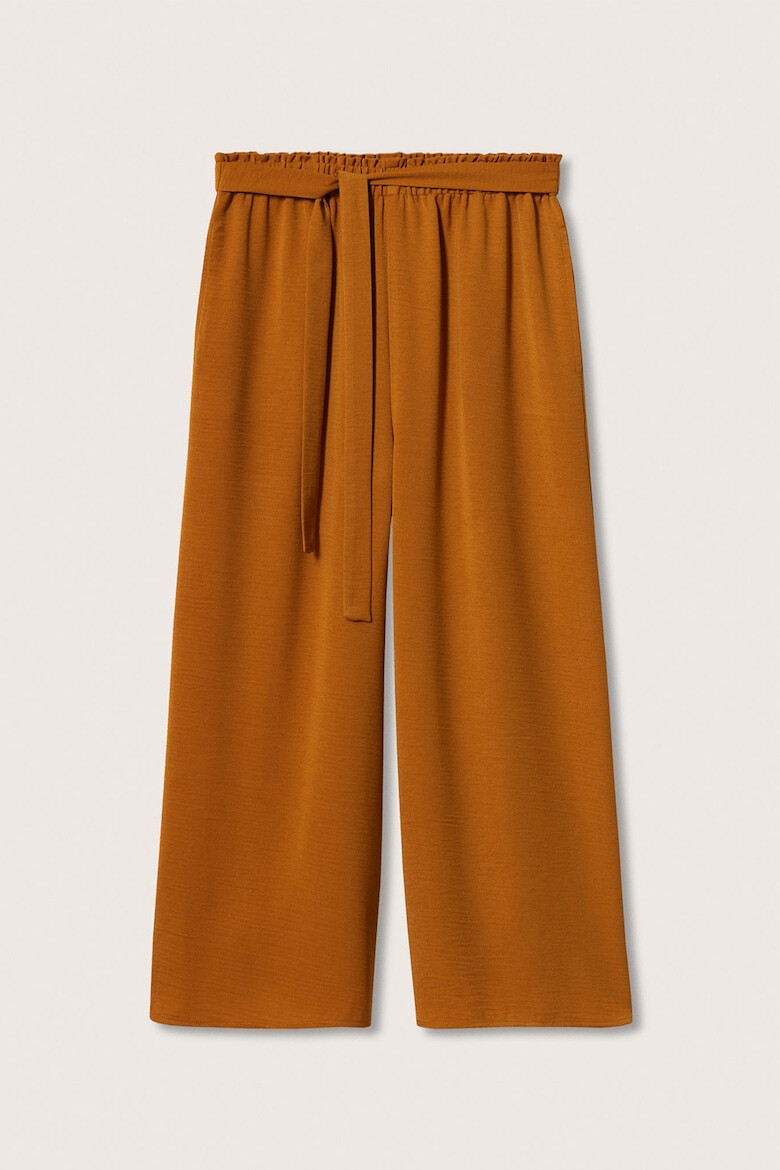 Mango Pantaloni culotte cu talie elastica Lota - Pled.ro