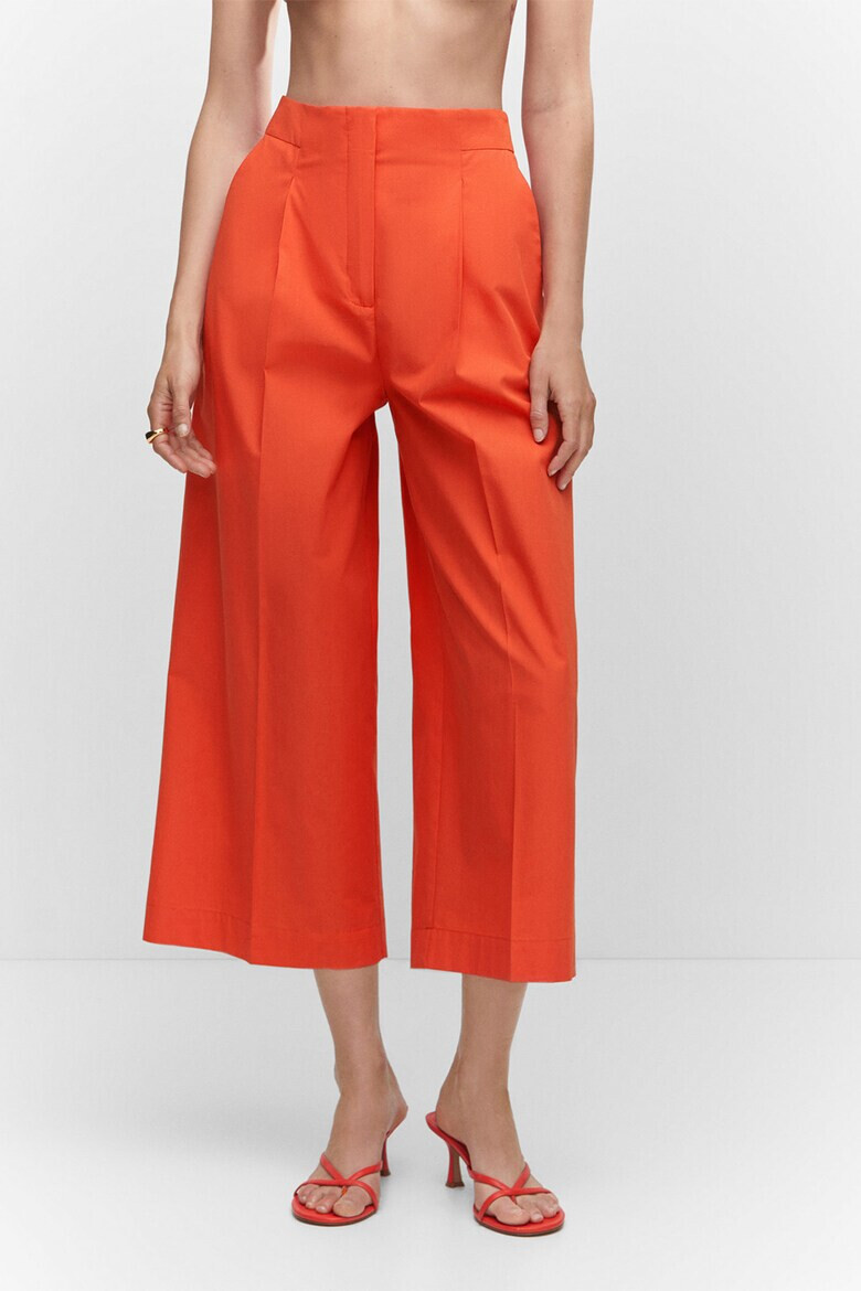 Mango Pantaloni culotte cu talie inalta Pope - Pled.ro