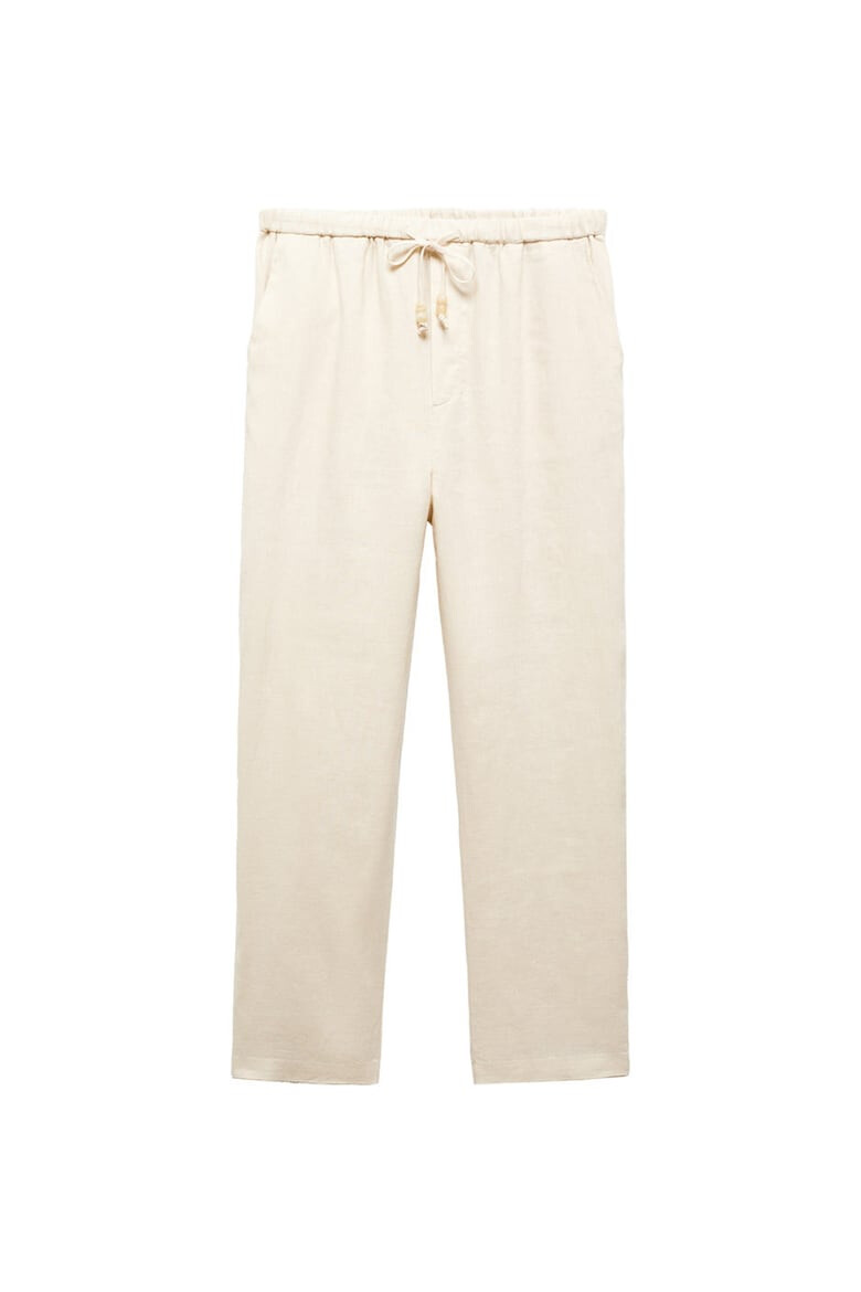 Mango Pantaloni de in cu snur in talie - Pled.ro