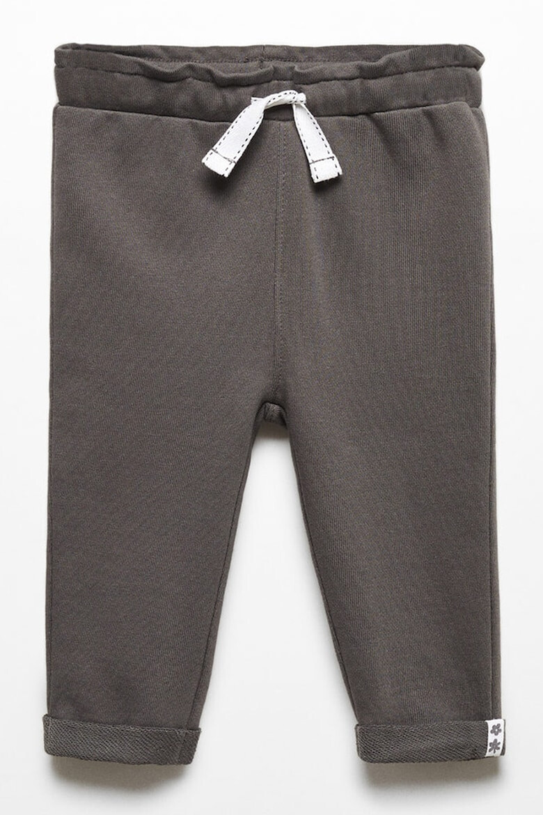 Mango Pantaloni de trening din bumbac cu snur Cyrus Them - Pled.ro