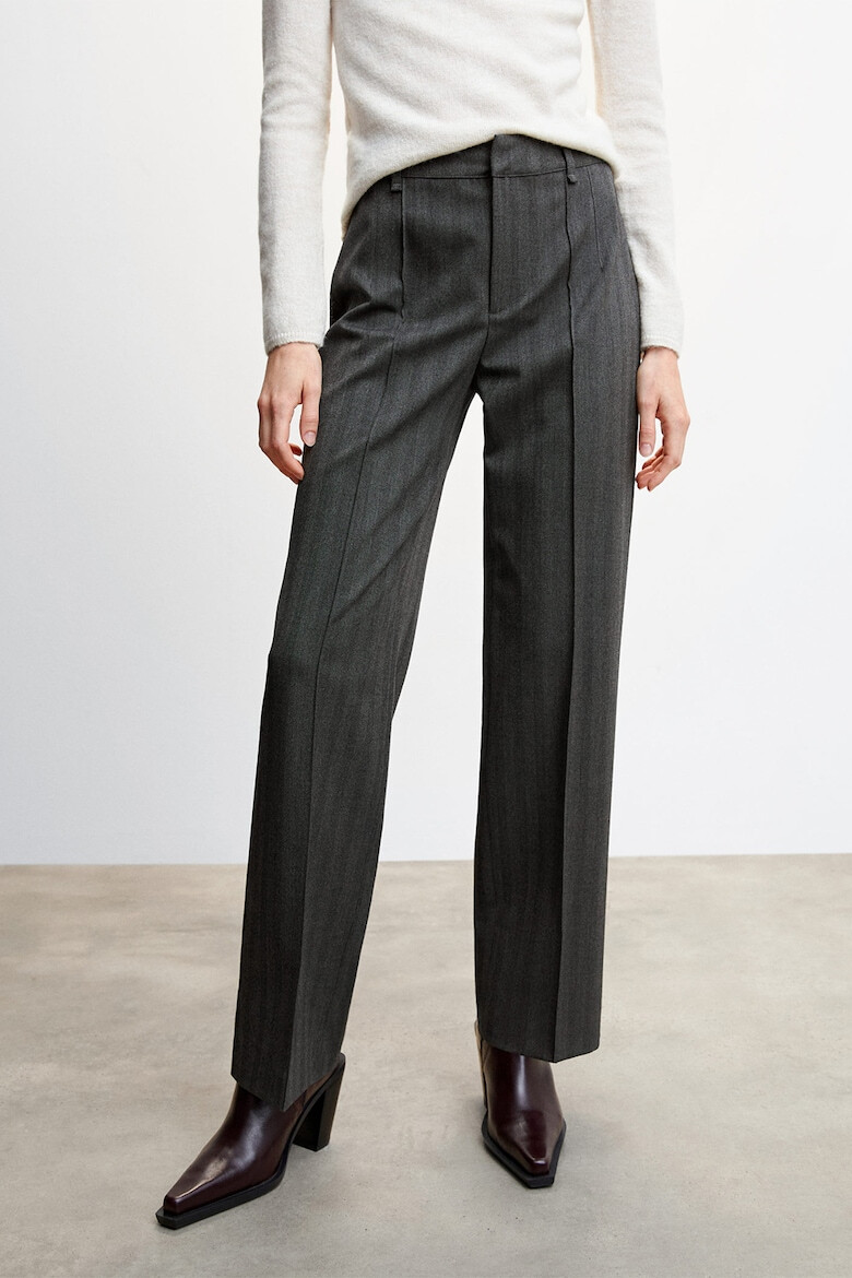 Mango Pantaloni eleganti cu dungi Maddy - Pled.ro