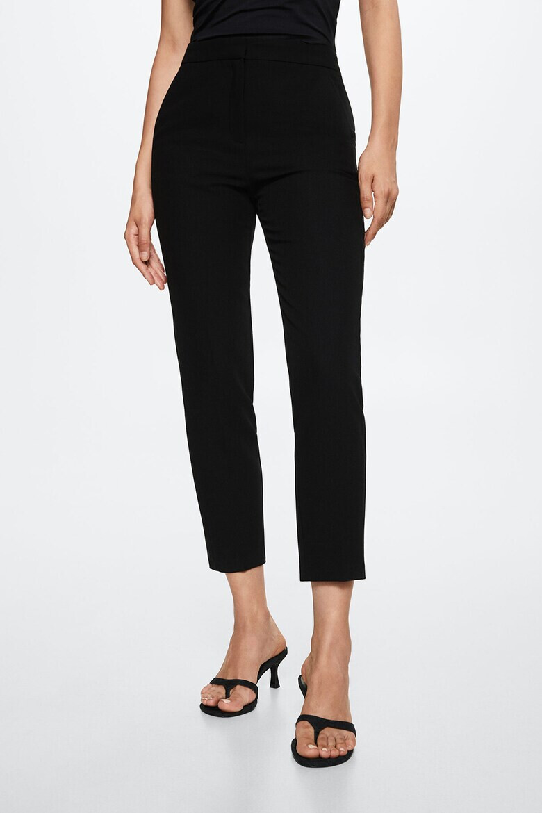 Mango Pantaloni eleganti skinny cu talie medie - Pled.ro