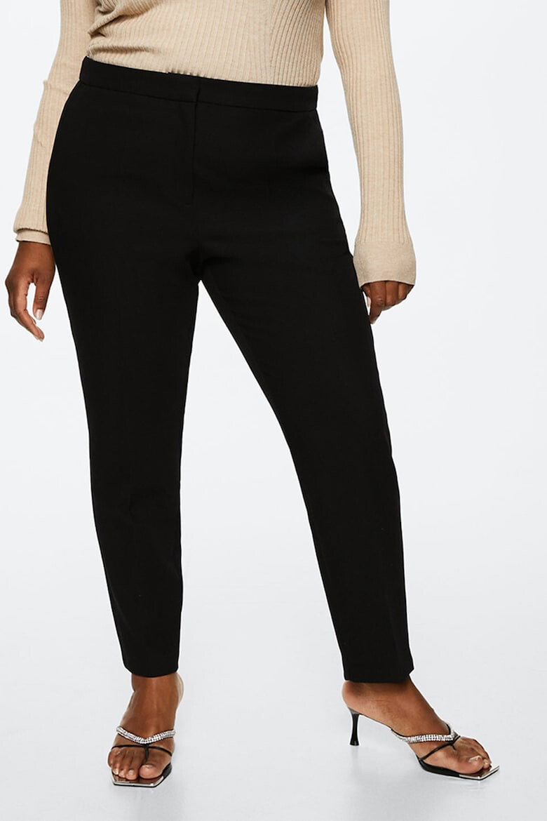 Mango Pantaloni eleganti skinny cu talie medie - Pled.ro