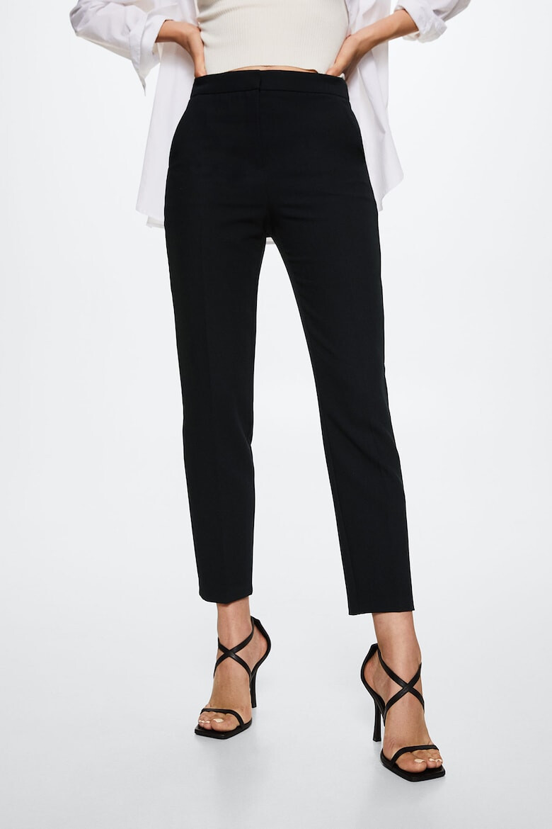 Mango Pantaloni eleganti skinny cu talie medie - Pled.ro