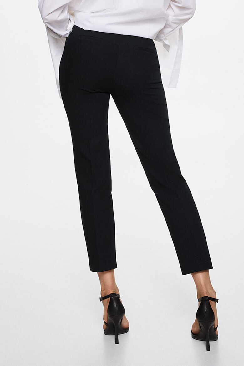 Mango Pantaloni eleganti skinny cu talie medie - Pled.ro