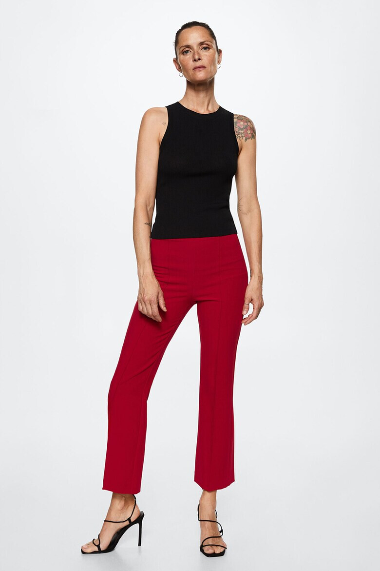 Mango Pantaloni evazati crop Kick - Pled.ro