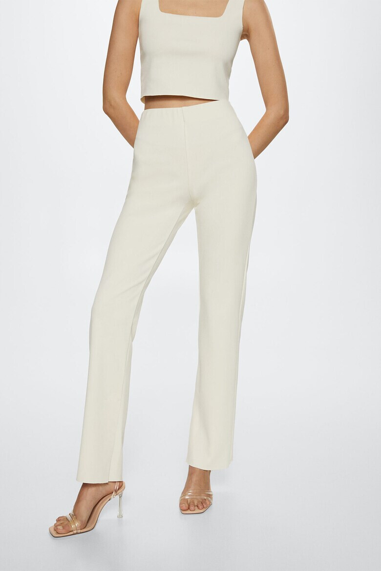 Mango Pantaloni evazati cu slit lateral Maggie - Pled.ro