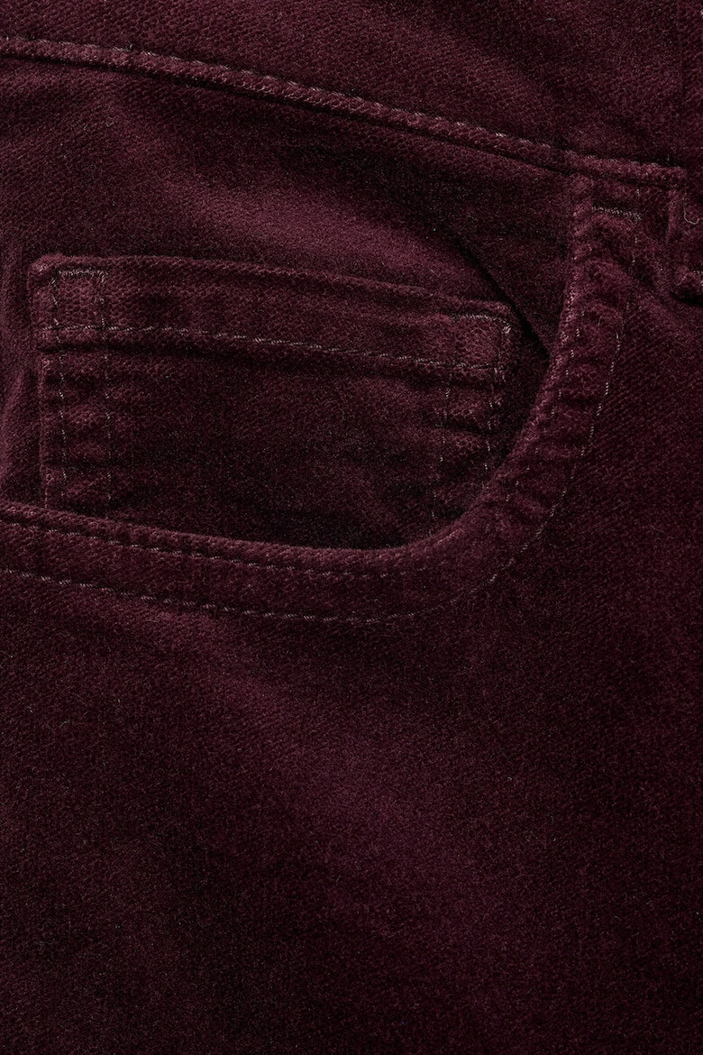 Mango Pantaloni evazati de velur Violeta - Pled.ro