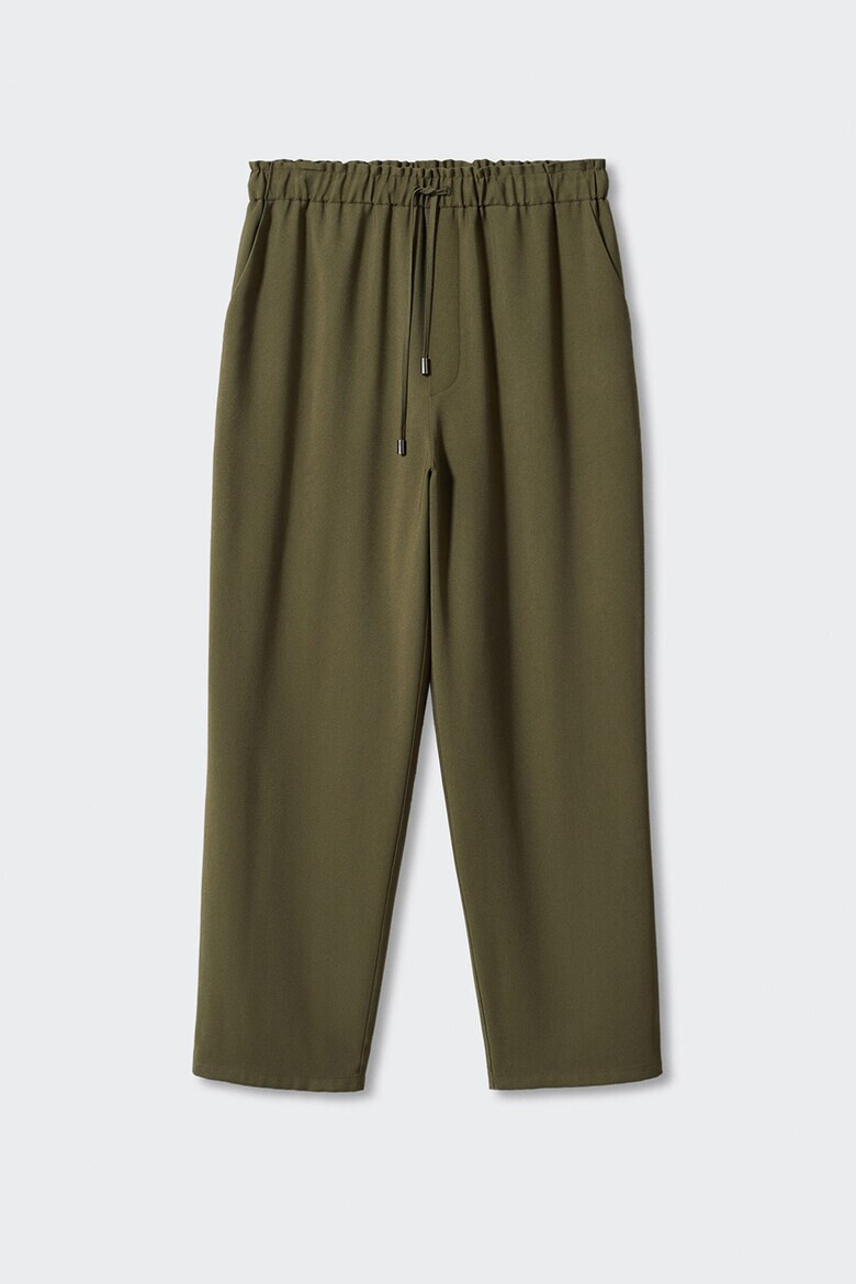 Mango Pantaloni jogger cu croiala dreapta Fluido - Pled.ro