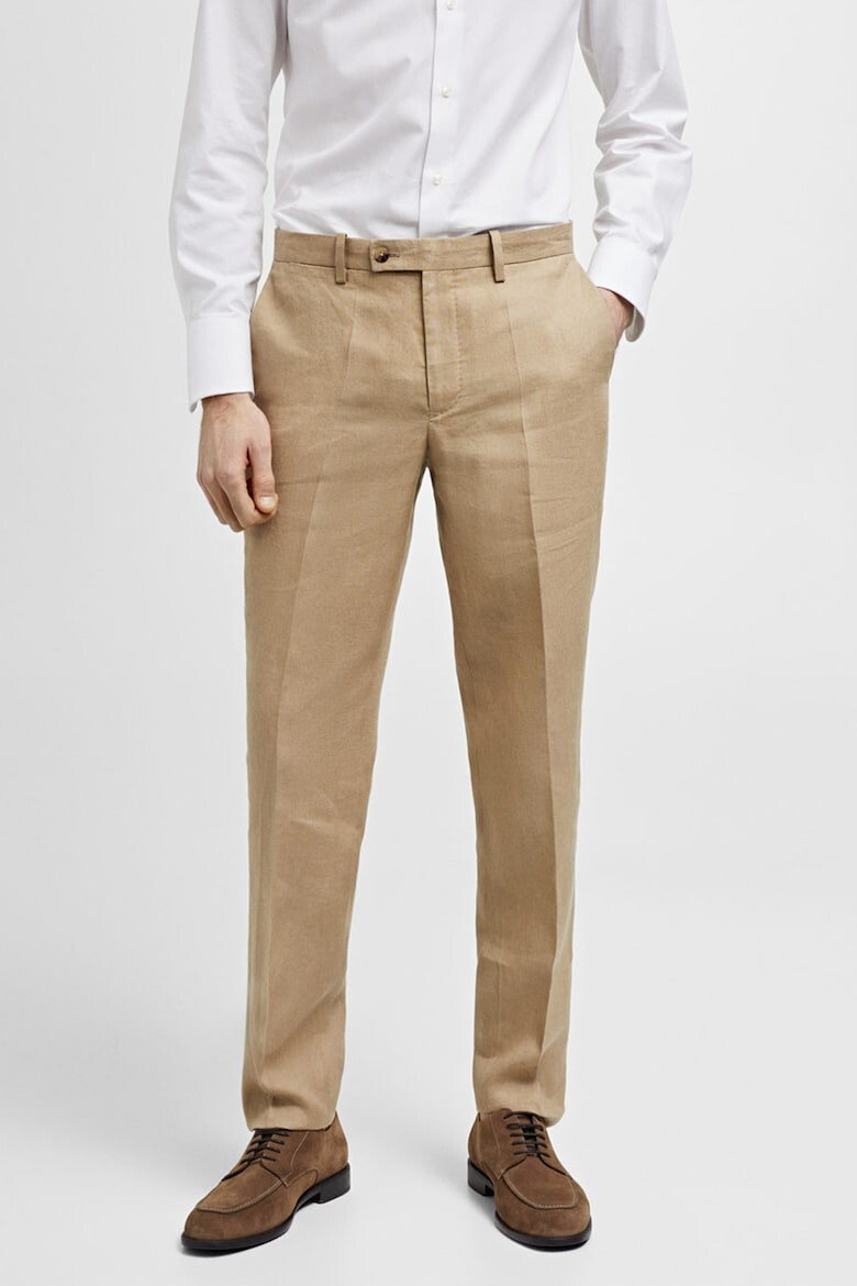 Mango Pantaloni slim fit Amalfi - Pled.ro