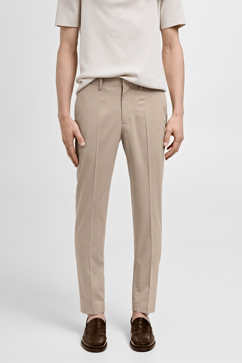 Mango Pantaloni slim fit Paris - Pled.ro