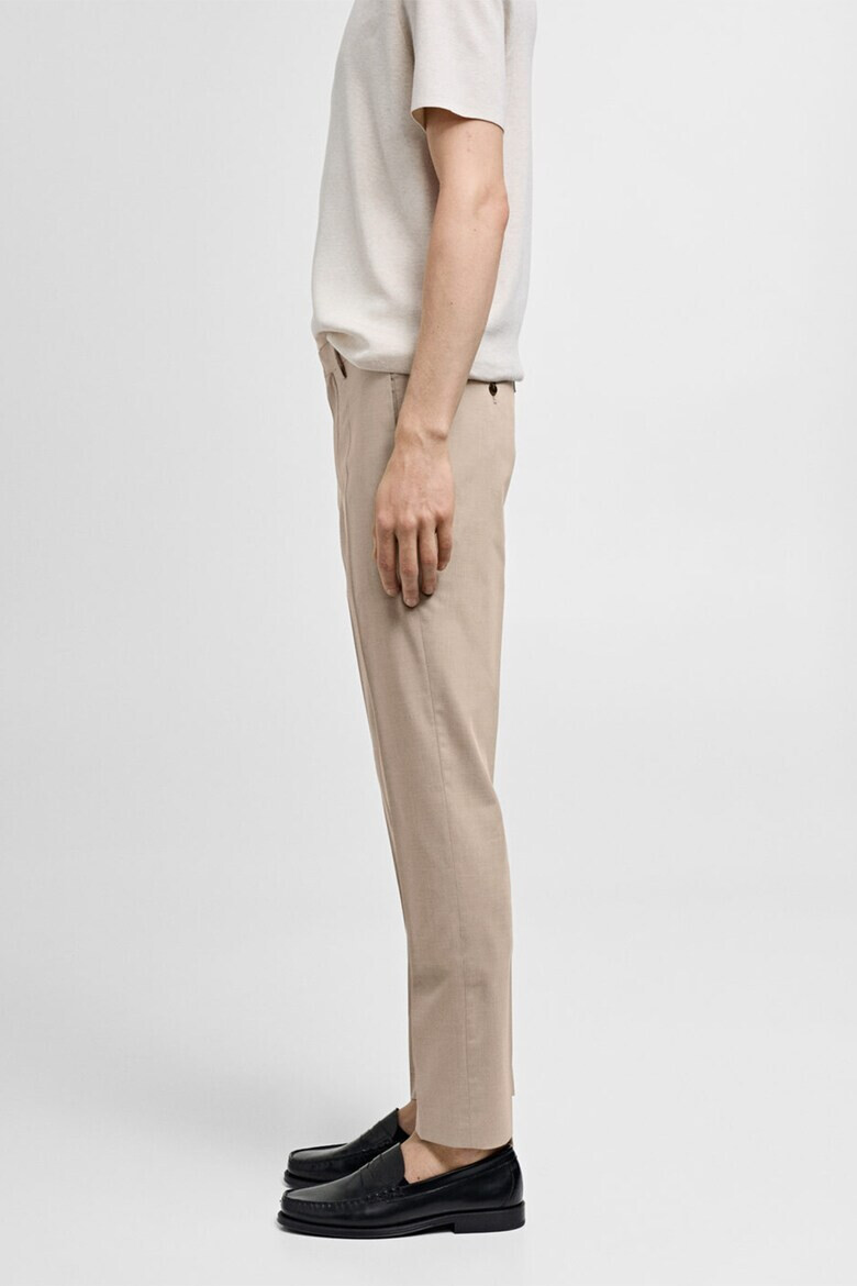 Mango Pantaloni slim fit Paris - Pled.ro