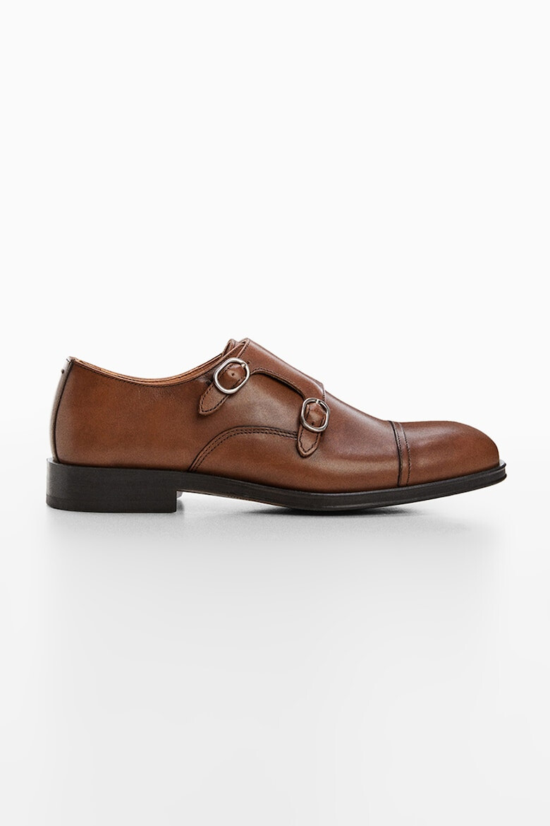 Mango Pantofi de piele cu aplicatie cap-toe - Pled.ro