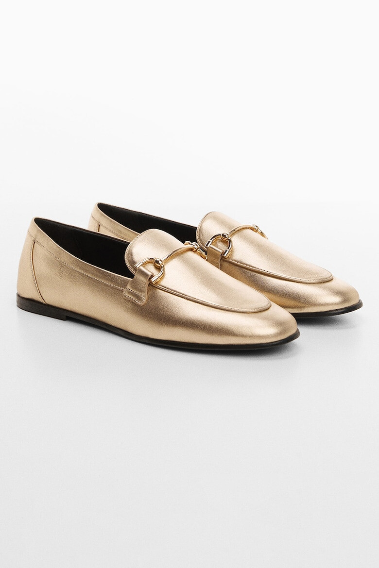 Mango Pantofi loafer de piele - Pled.ro