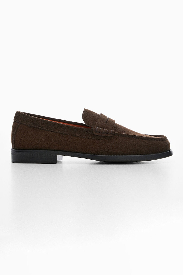 Mango Pantofi loafer de piele intoarsa Clasic - Pled.ro