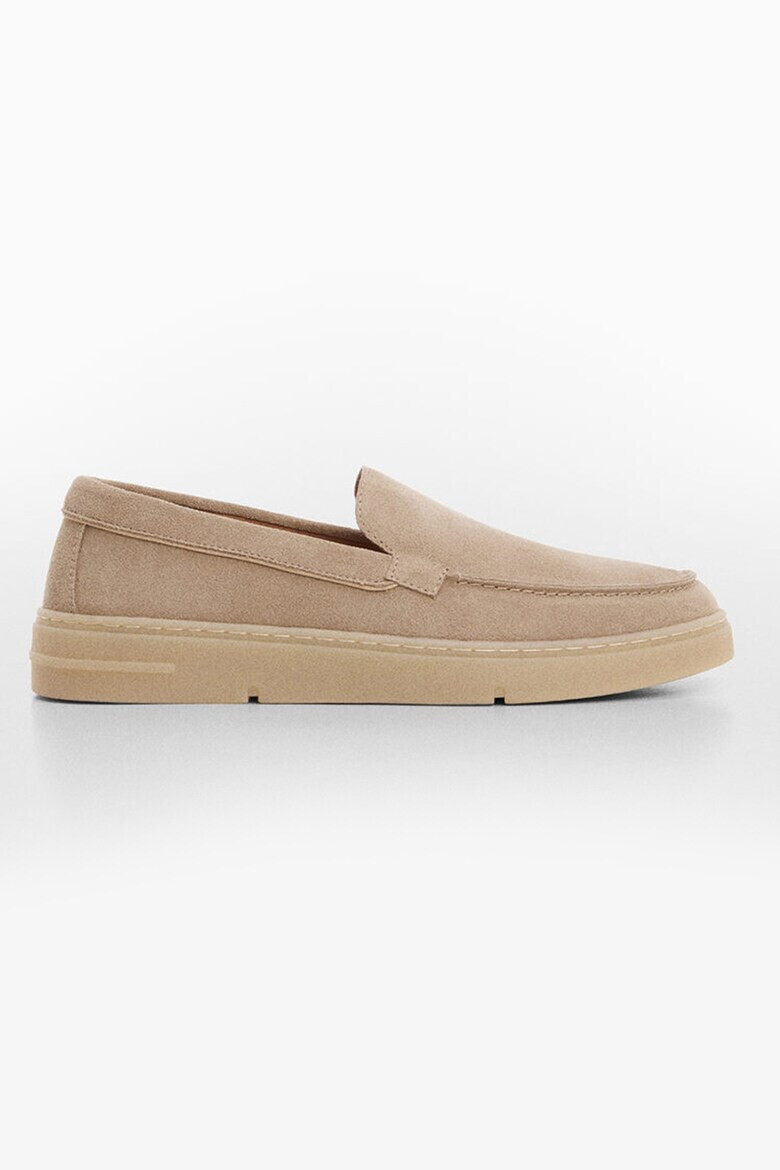 Mango Pantofi loafer de piele intoarsa Easy - Pled.ro