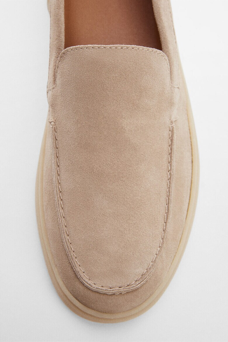 Mango Pantofi loafer de piele intoarsa Easy - Pled.ro