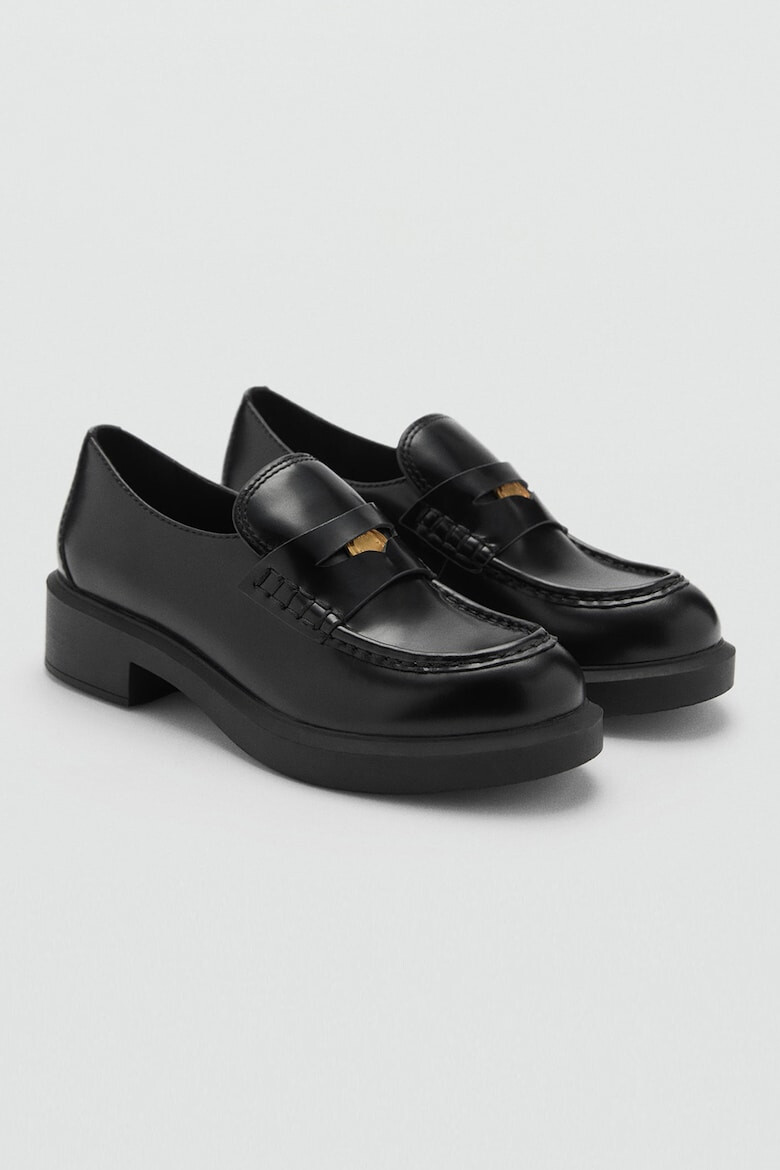 Mango Pantofi loafer din piele Coin - Pled.ro