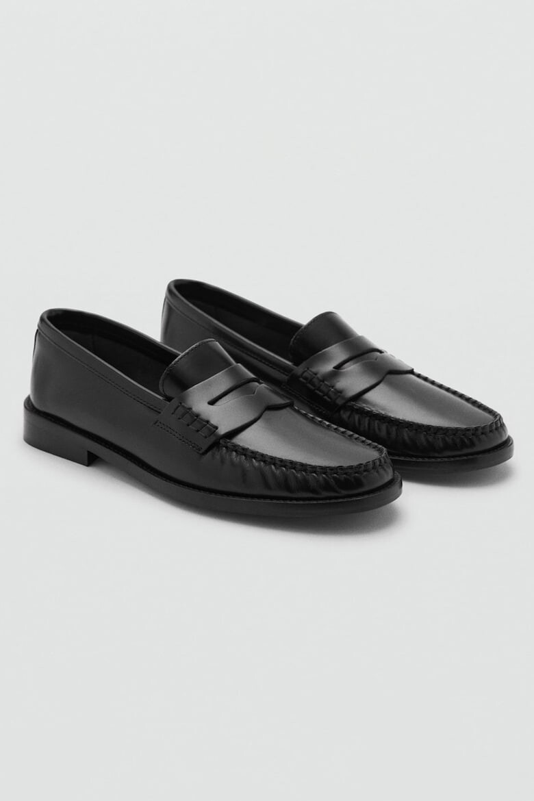 Mango Pantofi loafer Penny de piele Luisa - Pled.ro