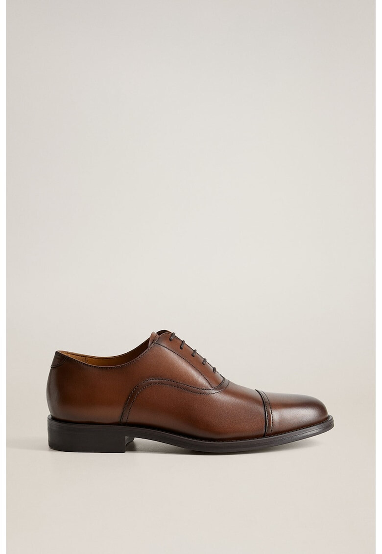 Mango Pantofi Oxford din piele Madrid - Pled.ro