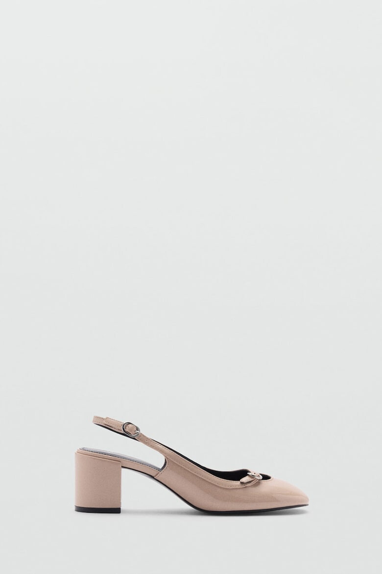 Mango Pantofi slingback cu aspect lacuit Lole - Pled.ro