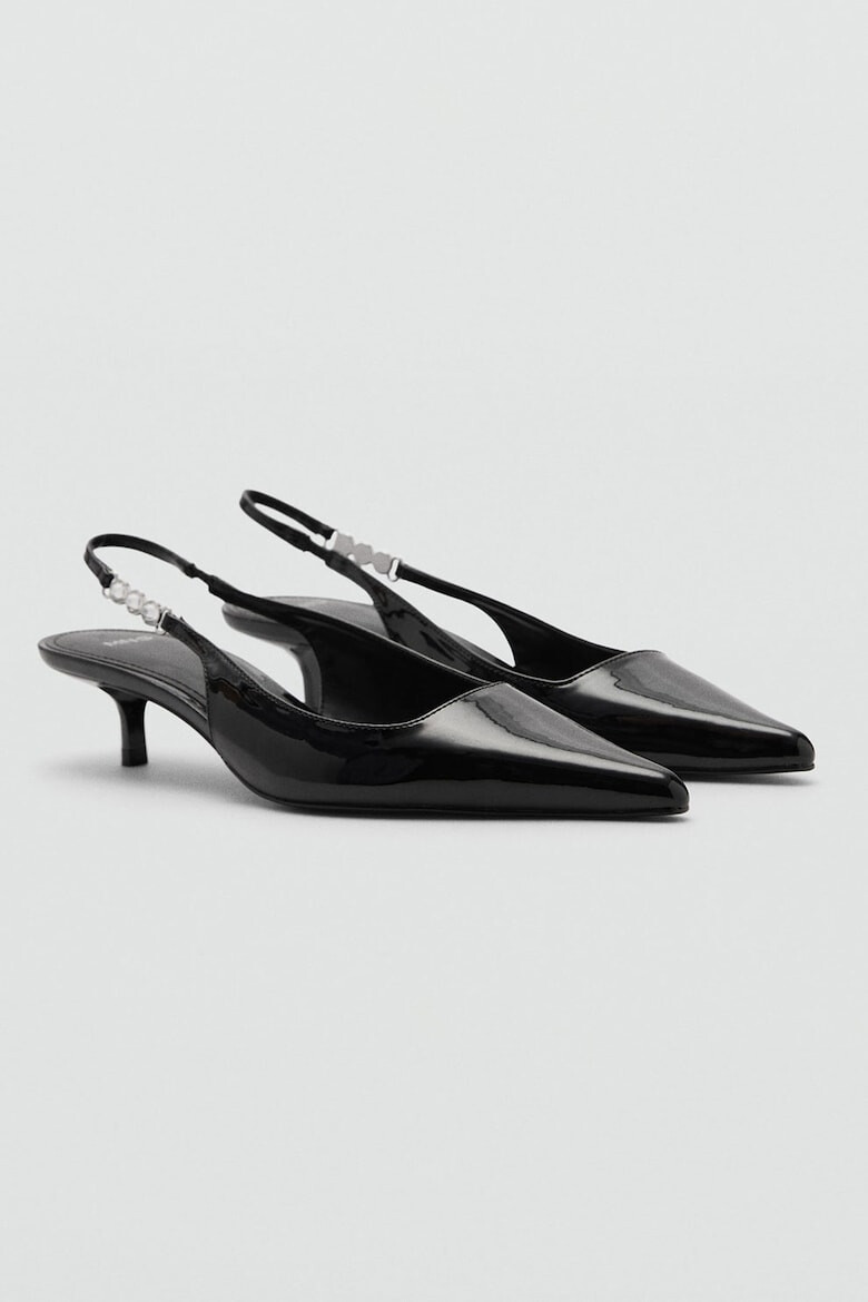 Mango Papuci slingback de piele ecologica - Pled.ro