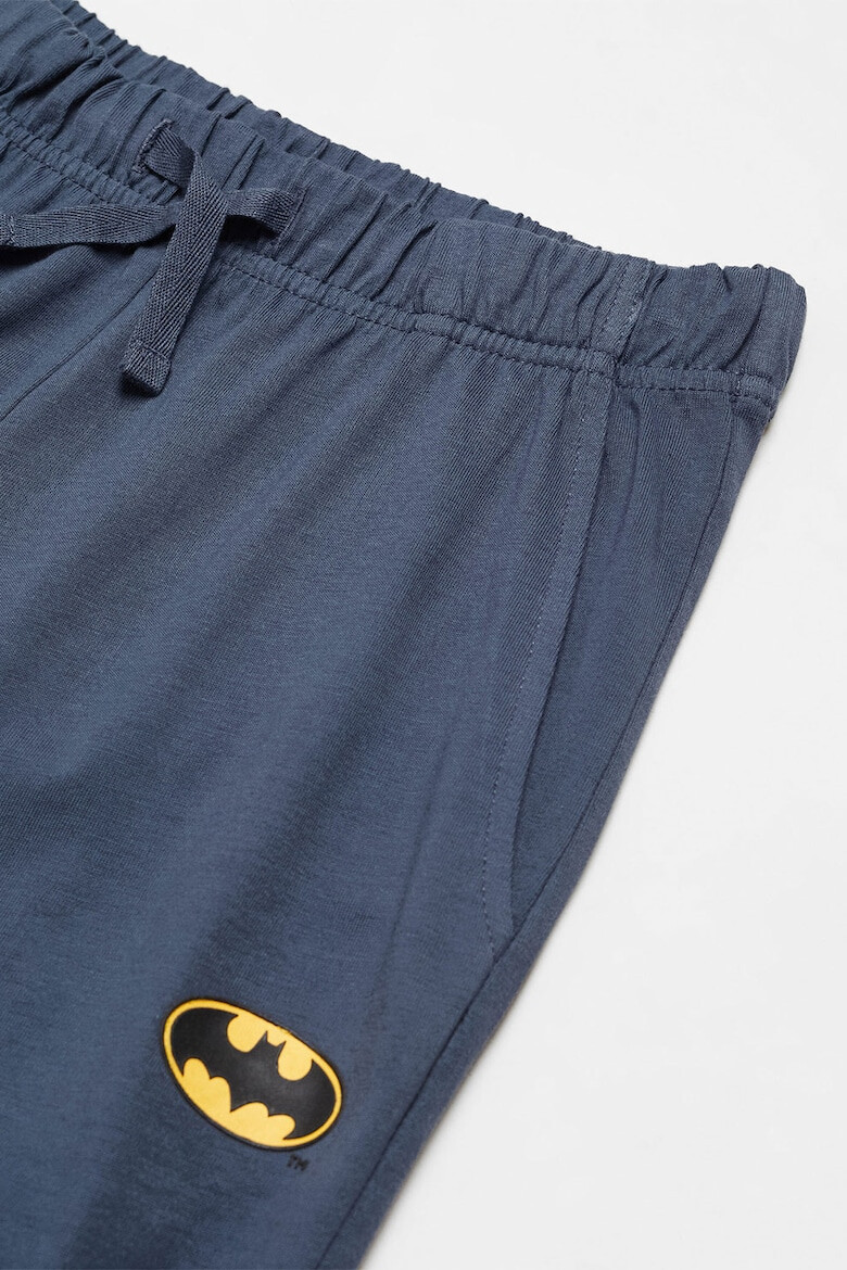 Mango Pijama cu pantaloni lungi si imprimeu Batman - Pled.ro