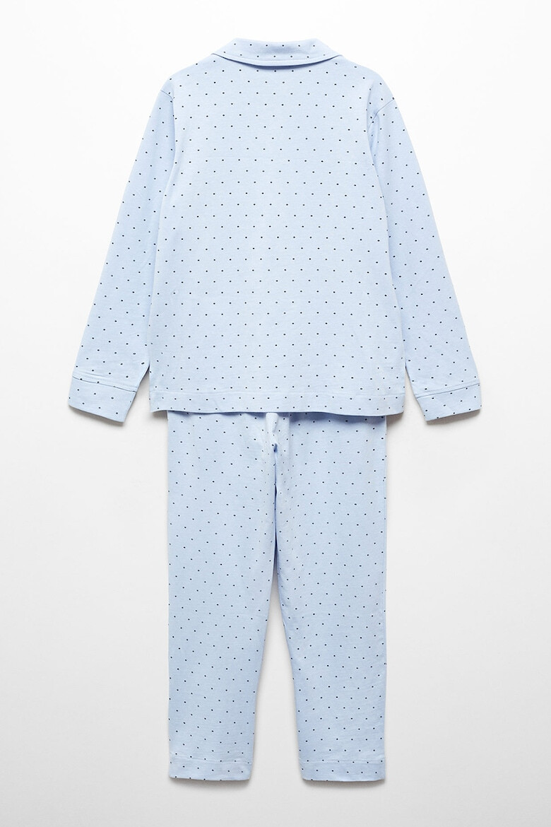 Mango Pijama cu revere decupate Corbat - Pled.ro