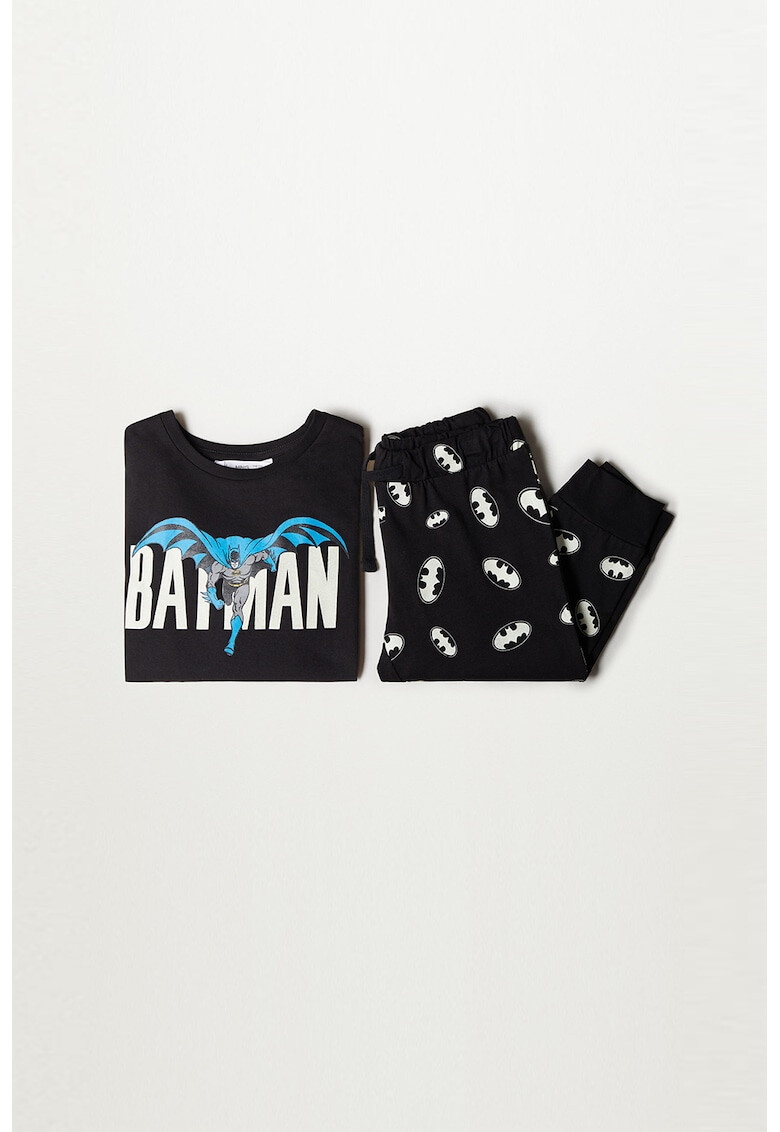 Mango Pijama de bumbac organic cu tematica Batman - Pled.ro