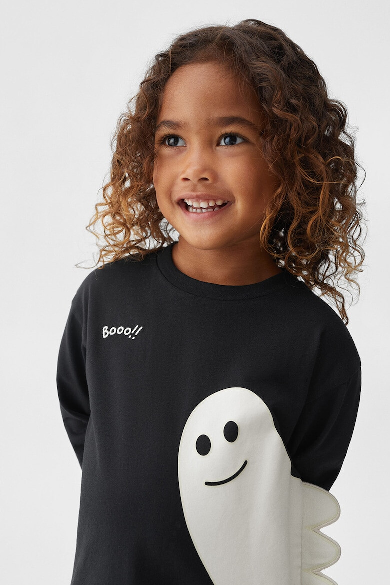 Mango Pijama lunga cu imprimeu Halloween Ghost - Pled.ro