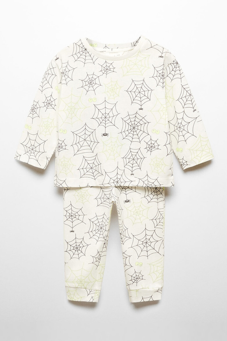 Mango Pijama lunga cu model grafic Webb - Pled.ro