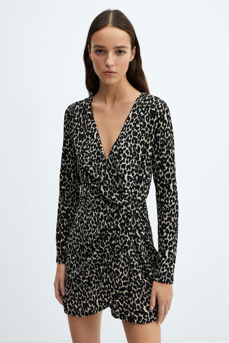 Mango Rochie cu animal print Margaret - Pled.ro