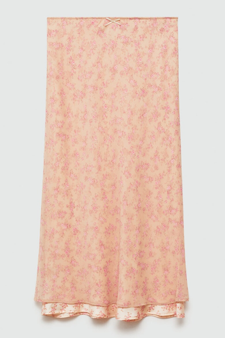 Mango Fusta maxi cu model floral Laila - Pled.ro