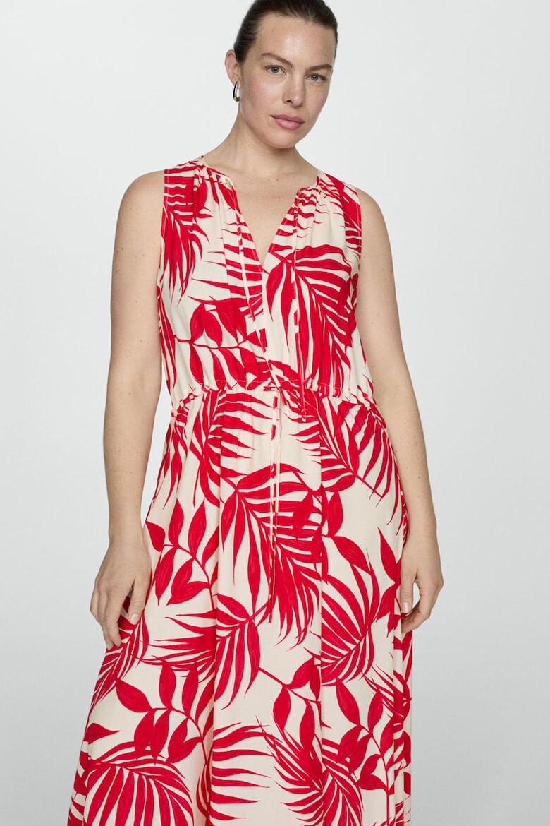 Mango Rochie midi cu imprimeu tropical - Pled.ro