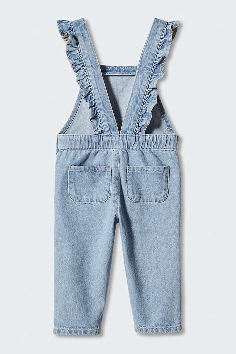 Mango Salopeta de denim cu buzunare Emille - Pled.ro