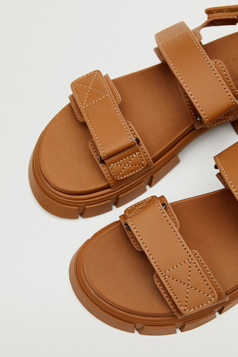 Mango Sandale de piele ecologica cu velcro Kid - Pled.ro