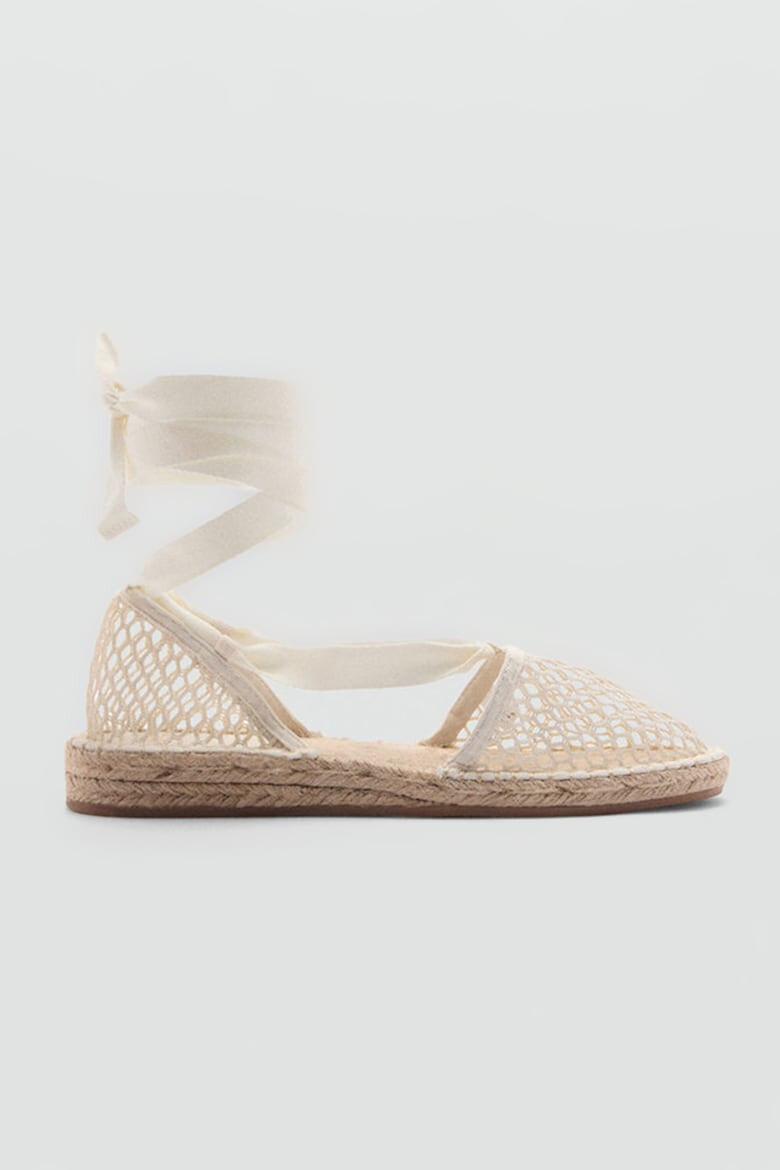 Mango Sandale-espadrile cu perforatii Alberta - Pled.ro