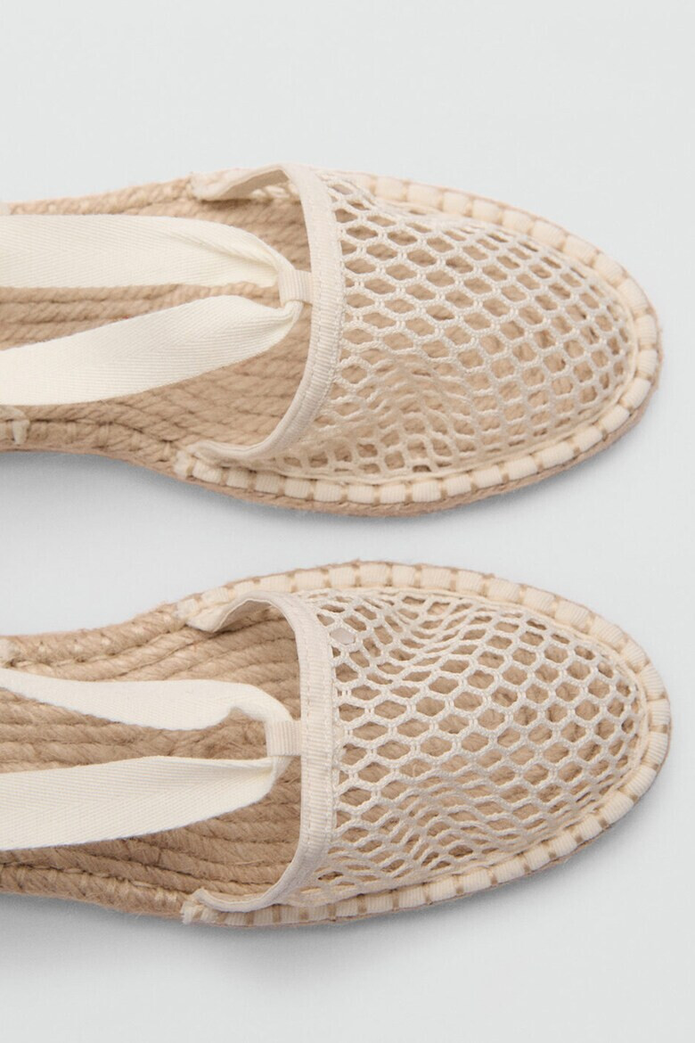 Mango Sandale-espadrile cu perforatii Alberta - Pled.ro