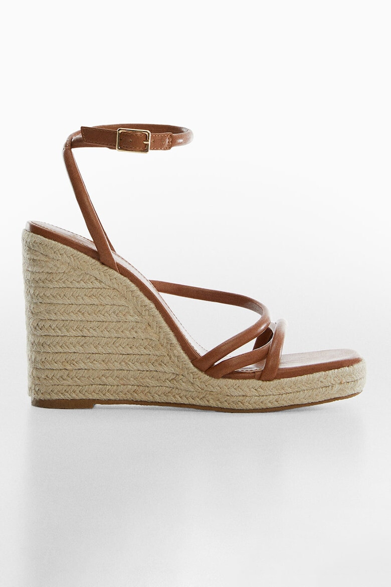 Mango Sandale-espadrile cu talpa wedge Eula - Pled.ro