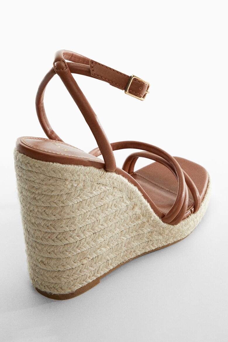 Mango Sandale-espadrile cu talpa wedge Eula - Pled.ro