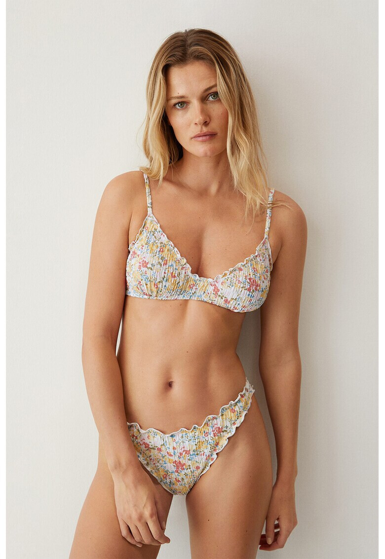 Mango Sutien de baie cu imprimeu floral Country - Pled.ro