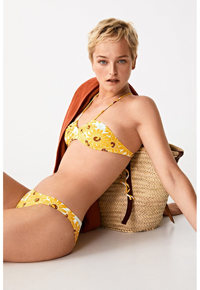 Mango Sutien de baie cu imprimeu floral Spring - Pled.ro