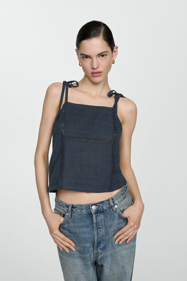 Mango Top crop cu decolteu patrat - Pled.ro