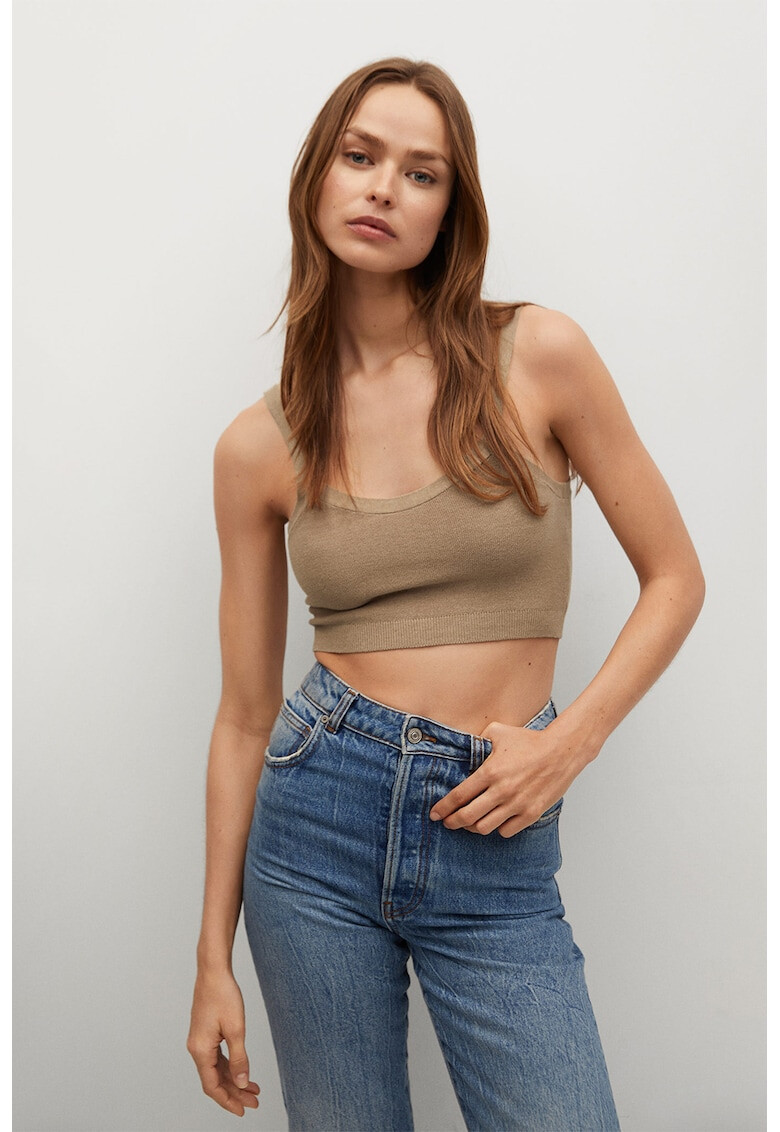 Mango Top crop din amestec de modal Milan - Pled.ro