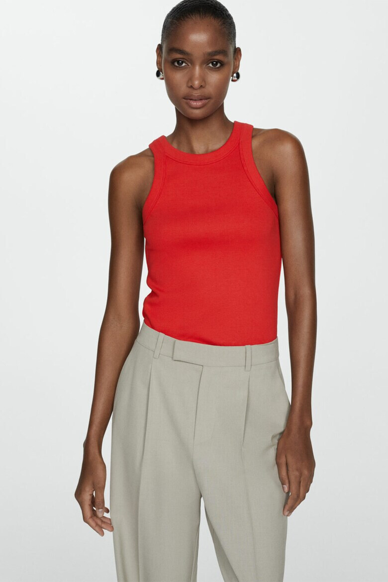 Mango Top halter striat Boni - Pled.ro