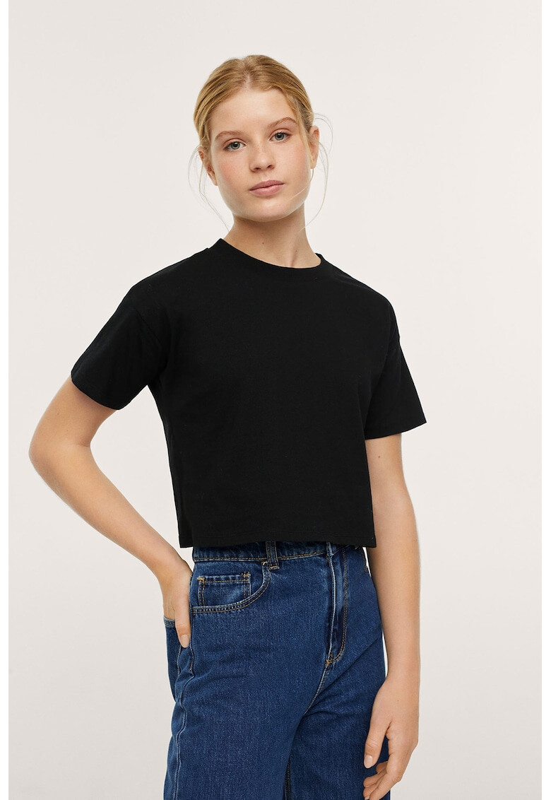 Mango Tricou crop supradimensionat Eli - Pled.ro