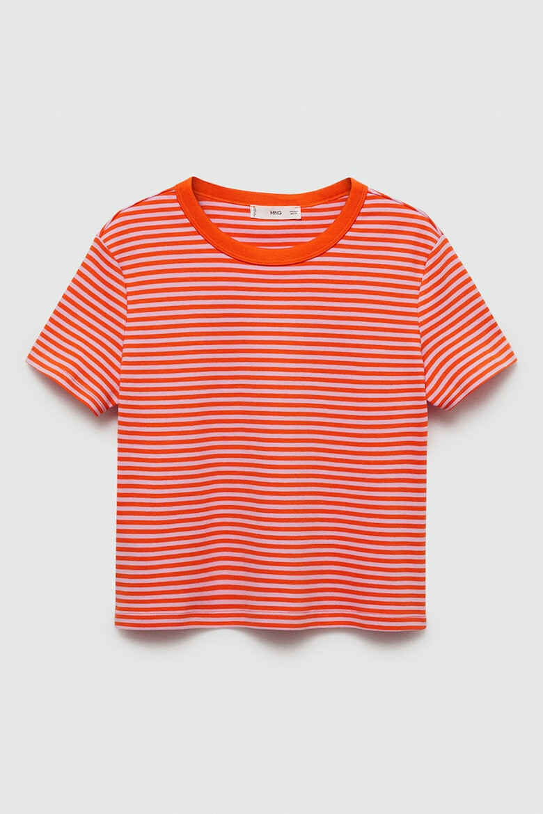 Mango Tricou cu dungi Boxy - Pled.ro