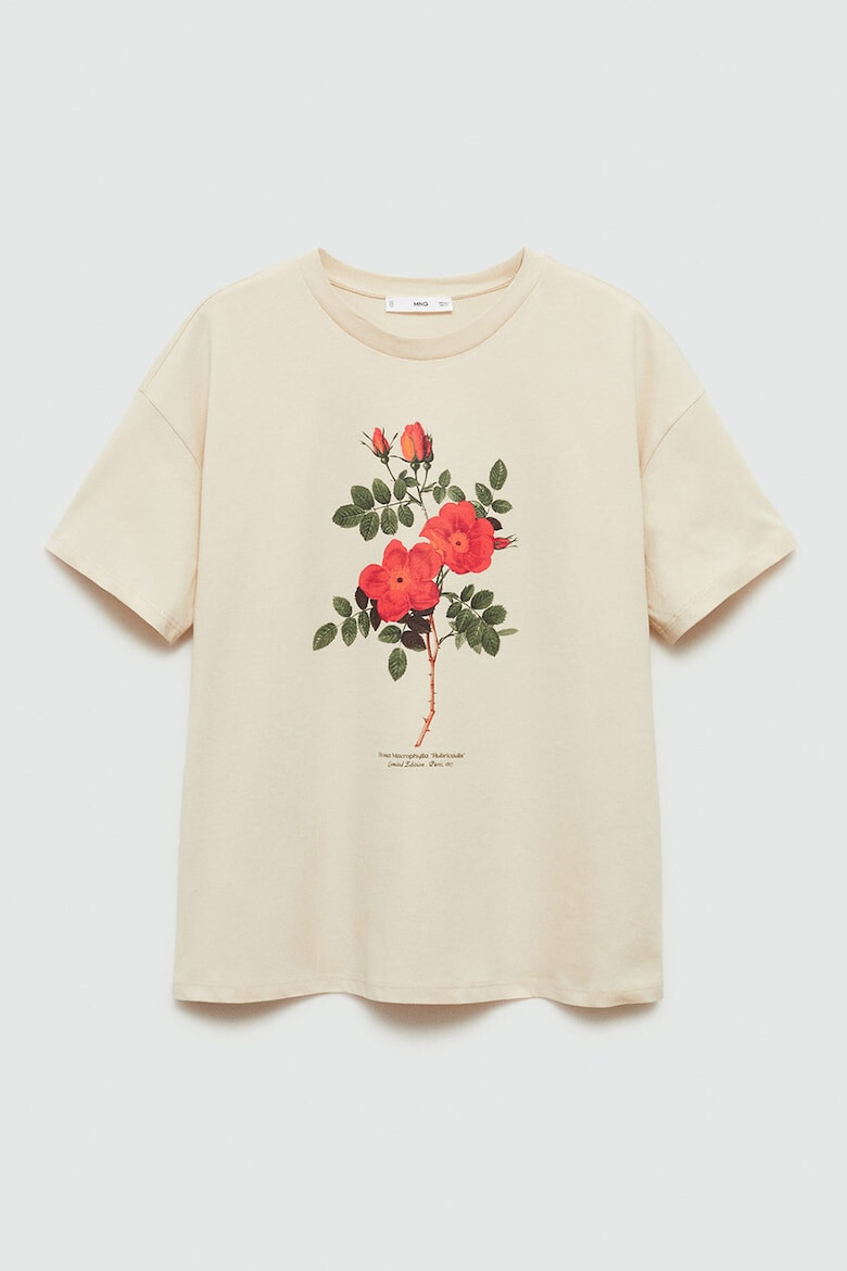 Mango Tricou cu imprimeu floral - Pled.ro