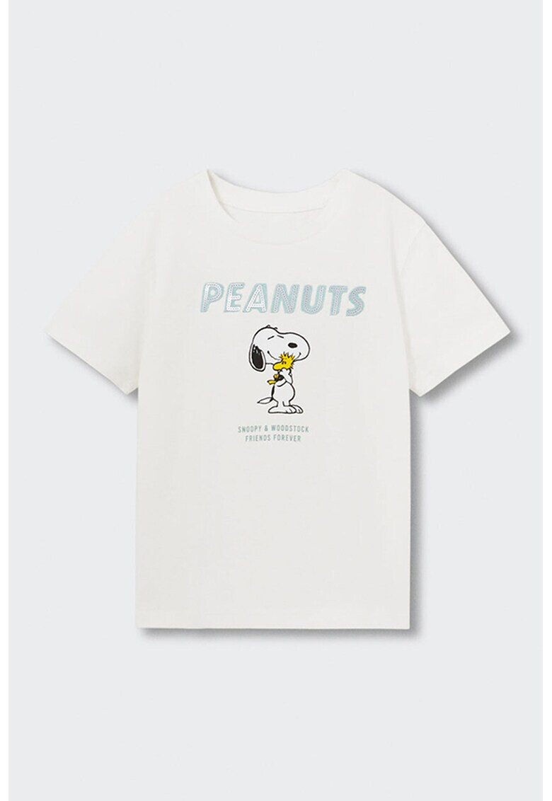 Mango Tricou cu imprimeu Snoopy Peanuts - Pled.ro